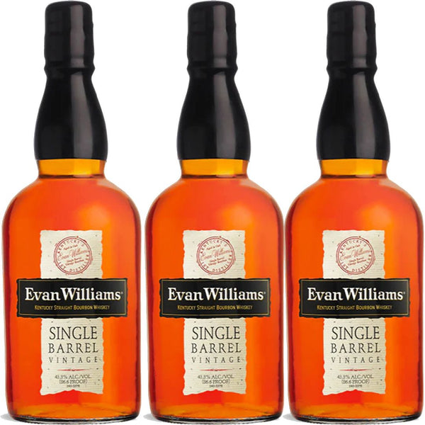 Evan Williams Single Barrel Vintage 3 Pack