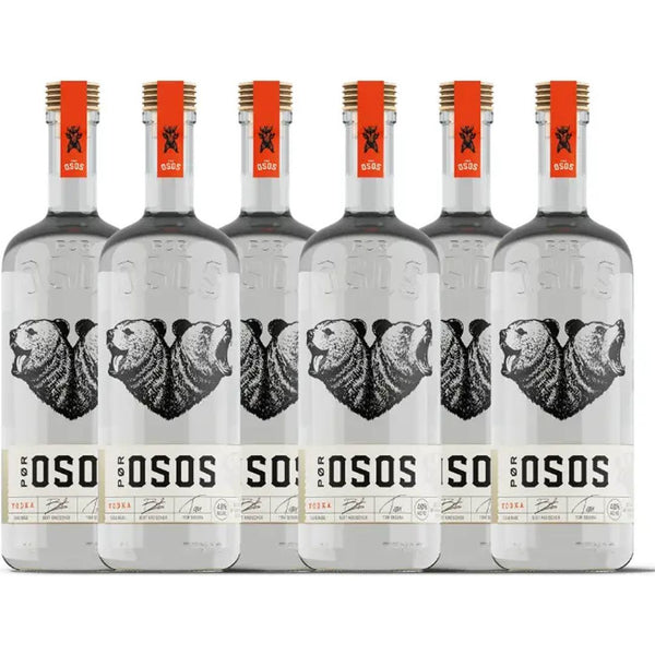 Por Osos Vodka By Bert Kreischer and Tom Segura 6 Pack Value Bundle