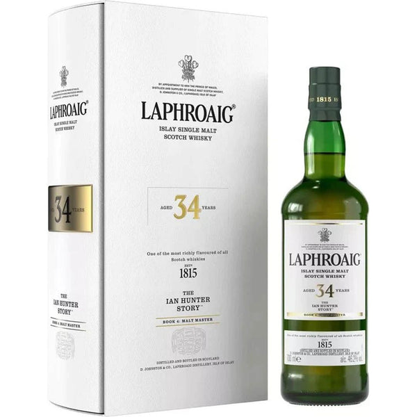 Laphroaig 34 Year Old 'The Ian Hunter Story Book 4: Malt Master' Islay Single Malt Scotch Whisky