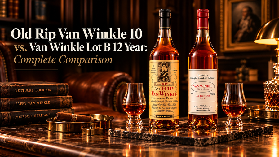 Old Rip Van Winkle 10 vs. Van Winkle Lot B 12 Year: Complete Comparison