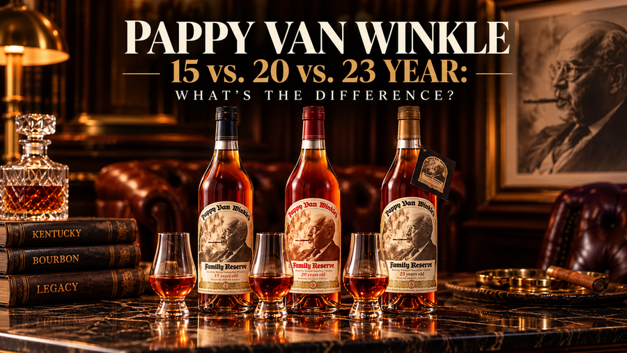 Pappy Van Winkle 15 vs. 20 vs. 23 Year: What's the Difference?