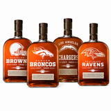 Engraved Football "Choose Team" Woodford Reserve Bourbon 750 mL