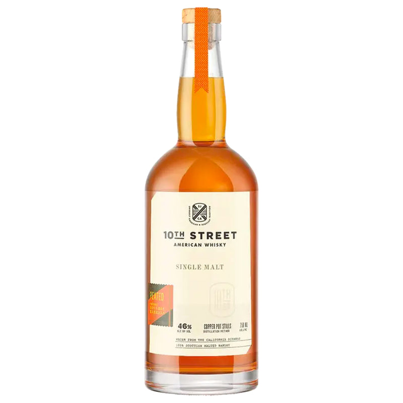 10th Street Peated Single Malt Distillers Cut American Whiskey