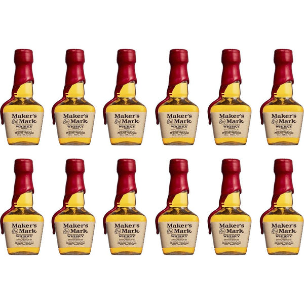 Maker's Mark Straight Bourbon Whiskey 50 mL 12-Pack Shots