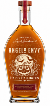 Engraved Halloween Angel's Envy Bourbon Whiskey 750 mL