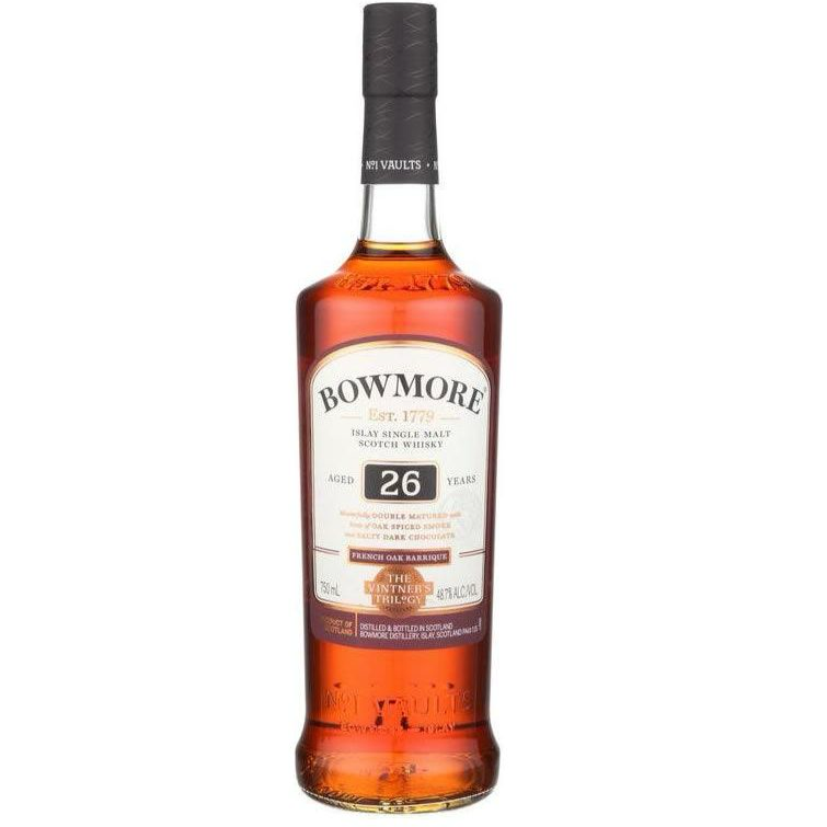 Bowmore Single Malt Scotch The Vintner's Trilogy French Oak Barriques 26 Year