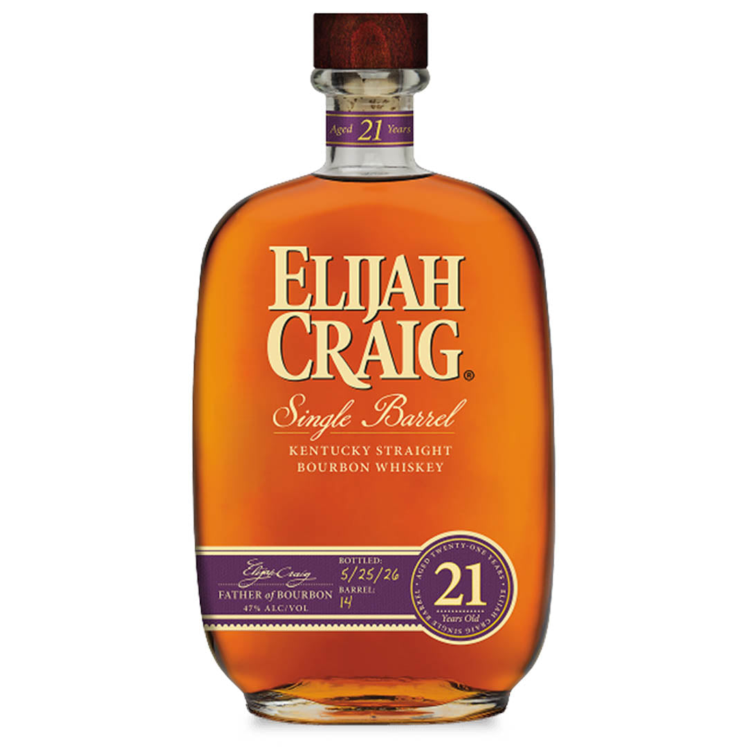 Elijah Craig 21 Year Bourbon Whiskey 750 mL