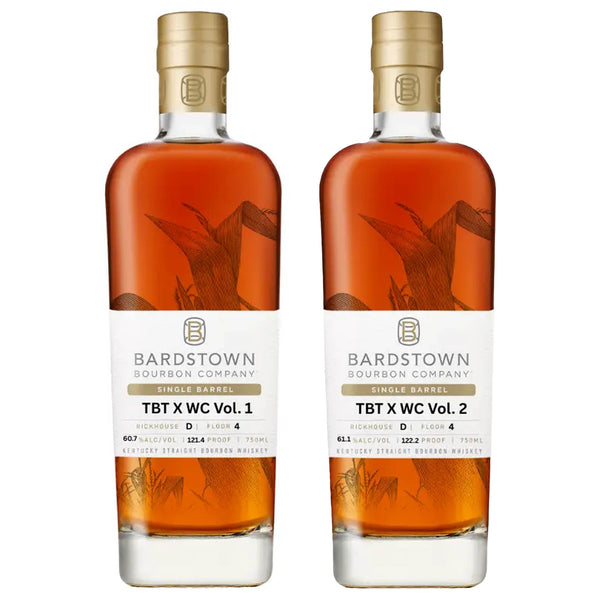 Bardstown Vol.1 & Vol.2 "Whiskey Caviar" Single Barrel Bourbon Value Bundle 750 mL