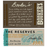 Booker's 2025 The Reserves Bourbon Whiskey 750 mL