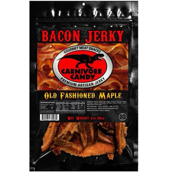 Carnivore Candy Old Fashioned Maple Bacon Jerky