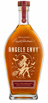 Engraved Halloween Angel's Envy Bourbon Whiskey 750 mL