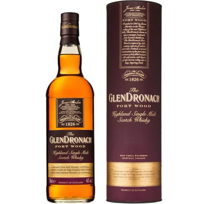 The GlenDronach 10 Year Old Portwood Finish Highland Single Malt Scotch Whisky