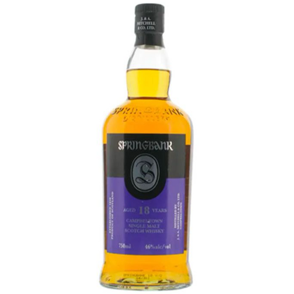 Springbank 18 Year Old Scotch