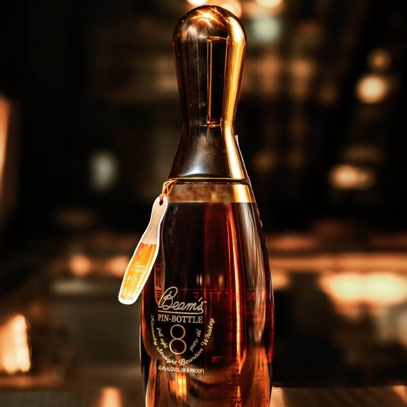 Jim Beam's 8 Year Pin Bottle 25th Anniversary 750 mL