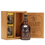 Eagle Rare 101 Proof 10 Year Lawrenceburg Gift Set w/2 Glasses (1982 Release) 750 mL