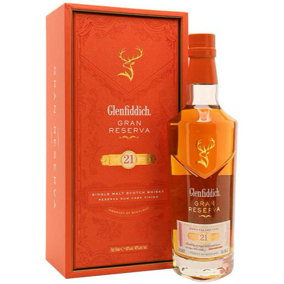 Glenfiddich 21 Year Old Gran Reserva Rum Cask Finish - 750mL