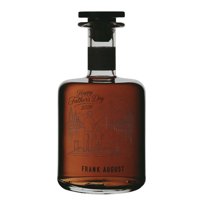 Engraved Father's Day Frank August Small Batch Whiskey 750 mL