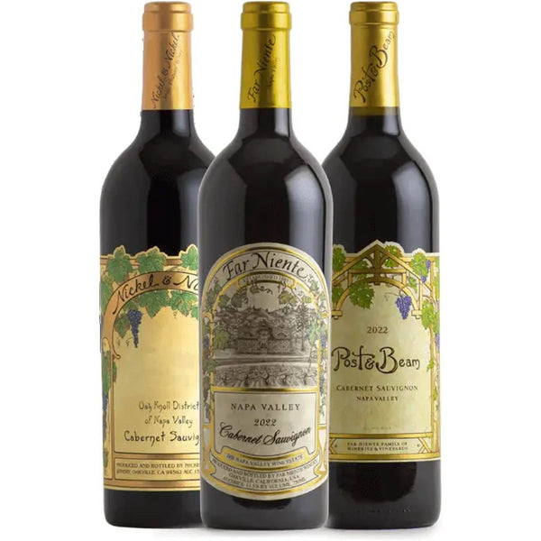 Nickel & Nickel, Far Niente, and Post & Beam Napa Valley Cabernet Sauvignon Value Bundle