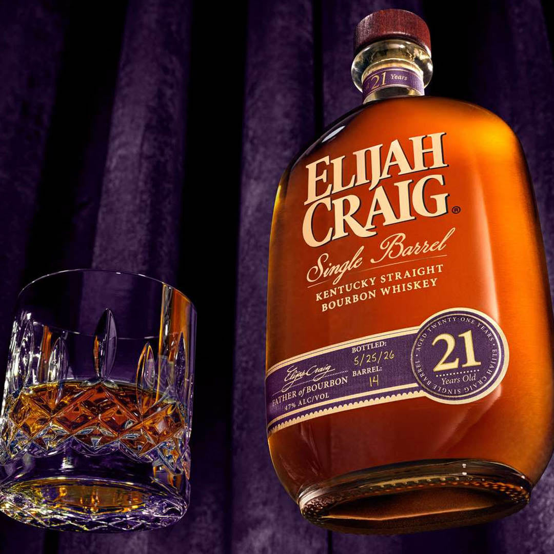 Elijah Craig 21 Year Bourbon Whiskey 750 mL
