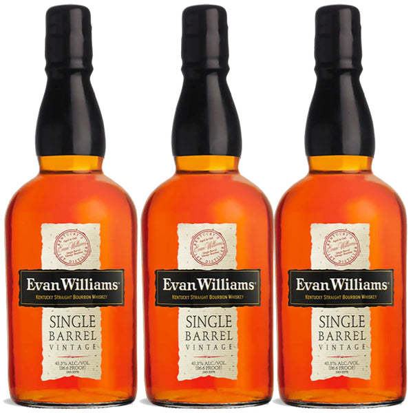 Evan Williams Single Barrel Vintage 3 Pack