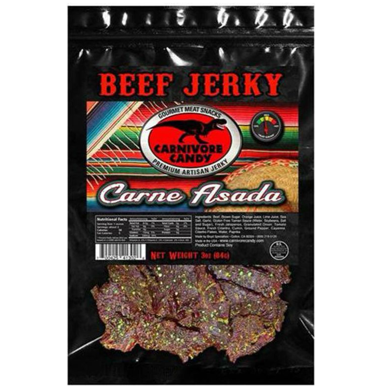 Carnivore Candy Carne Asada Beef Jerky