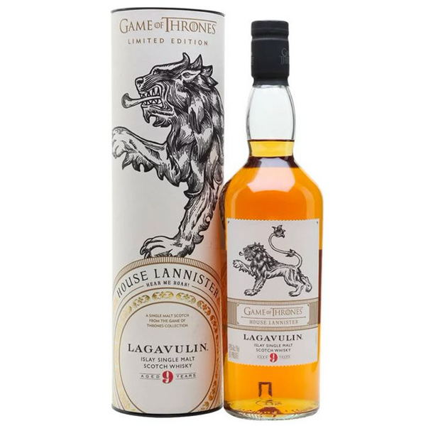 Game of Thrones House Lannister Lagavulin 9 Year Old Scotch Whisky 750mL