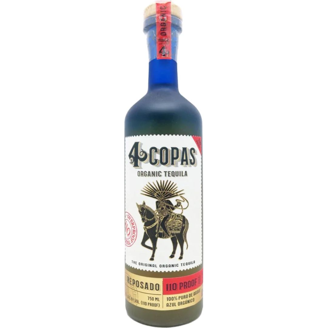 4 Copas Reposado Tequila 110 proof 750 mL