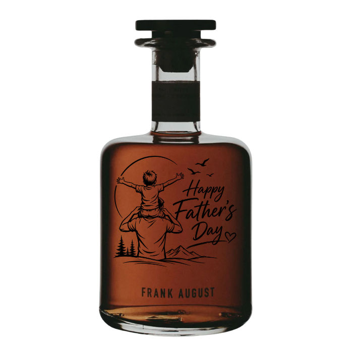 Engraved Father's Day Frank August Small Batch Whiskey 750 mL