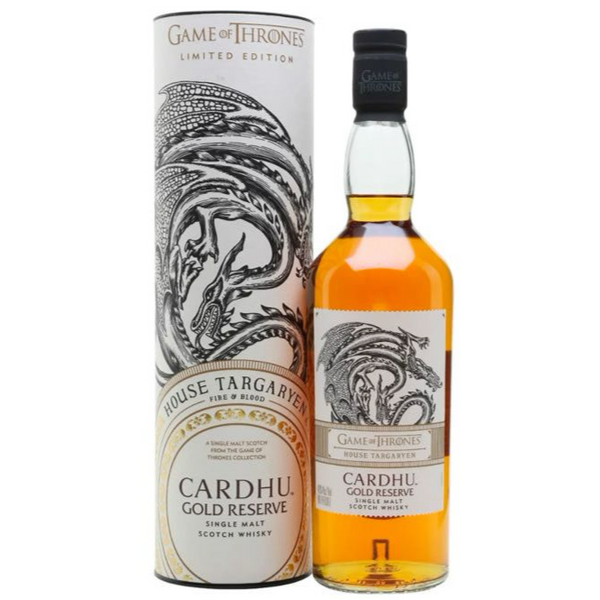 Game of Thrones House Targaryen Cardhu Gold Reserve 750mL