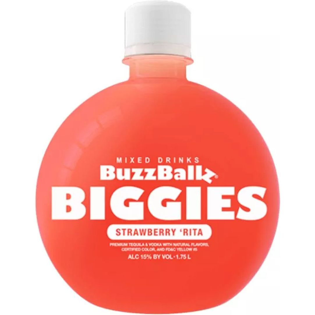 Buzzballz Biggies Strawberry 'Rita Pre-Mixed Cocktails 1.75 L