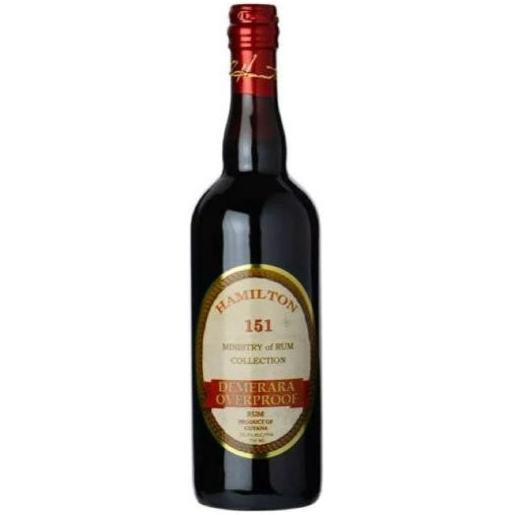 Hamilton Demerara 151 Overproof Rum 750 mL