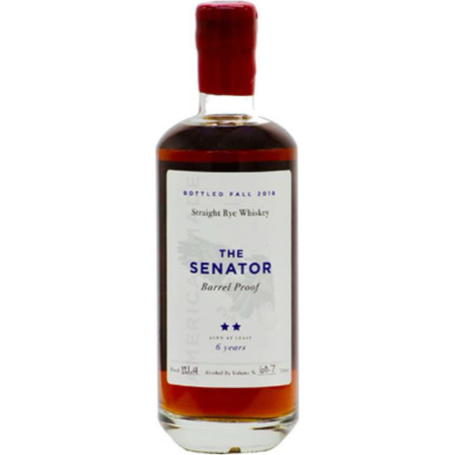 The Senator Barrel Proof 6 Year Old Straight rye Whiskey