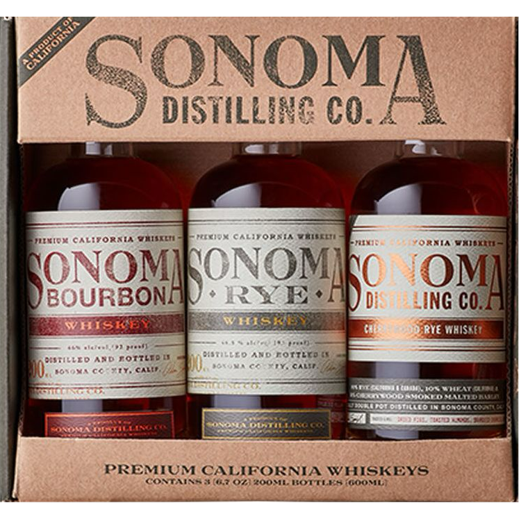 Sonoma Distilling Co. Whiskey Variety Pack 750 mls