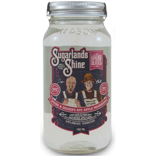 Sugarlands Shine Mark and Digger’s Rye Apple Moonshine