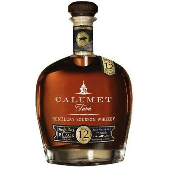 Calumet Farm 12 Year Old Single Rack Black Bourbon Whiskey