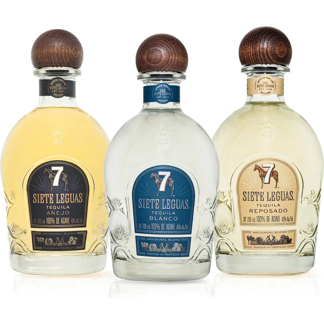 Siete Leguas Blanco, Reposado, & Anejo Tequila Value Bundle