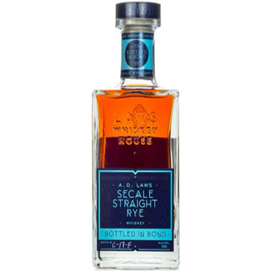 Laws Whiskey House A.D. Laws Secale Straight Rye Whiskey