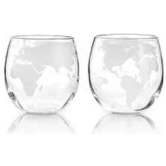 Globe Whiskey Tumblers by Viski® Set of 2