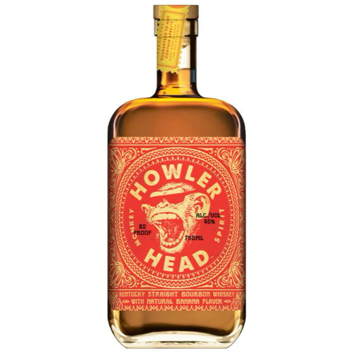 Howler Head Banana Infused Kentucky Straight Bourbon Whiskey 750 mL