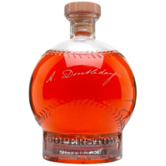 Cooperstown Doubleday Baseball Bourbon Whiskey