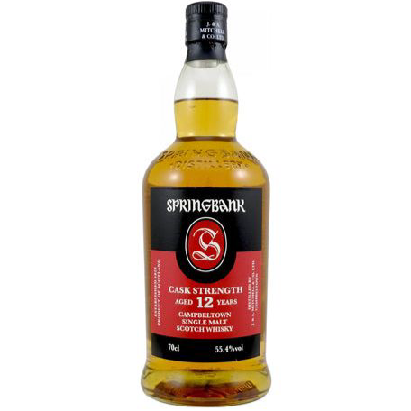 Springbank 12 Year Cask Strength Scotch Whiskey 700 mL