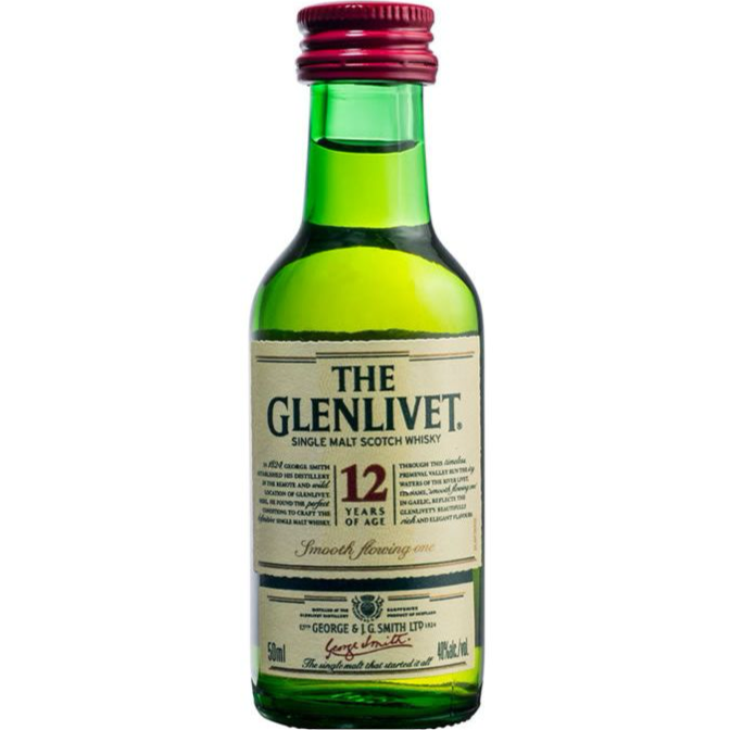 The Glenlivet 12 Year 50ml 4 Pack