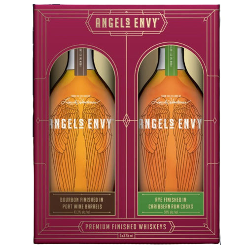 Angel's Envy Bourbon & Rye Whiskey 2-Pack Bundle 375mL