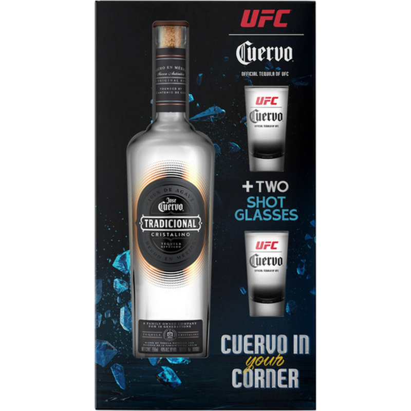 Jose Cuervo Tradicional Cristalino UFC Tequila 750mL