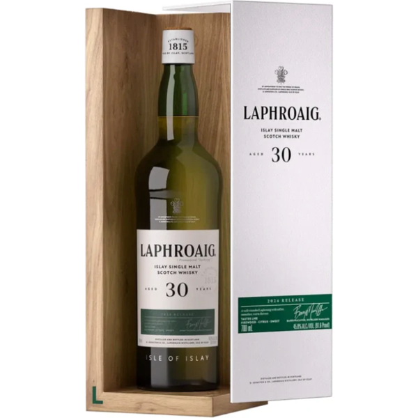 Laphroaig 30 Year Islay Single Malt Scotch Whisky 2024 Release 750mL