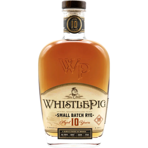 WhistlePig Small Batch Rye 10 Year Whiskey 750mL