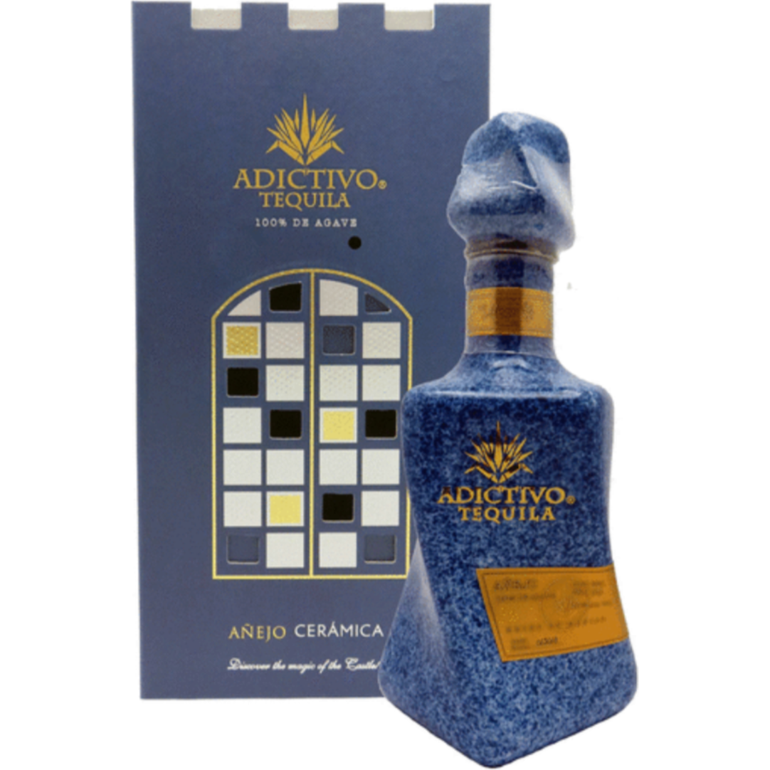 Adictivo Anejo Ceramica Tequila 750 mL