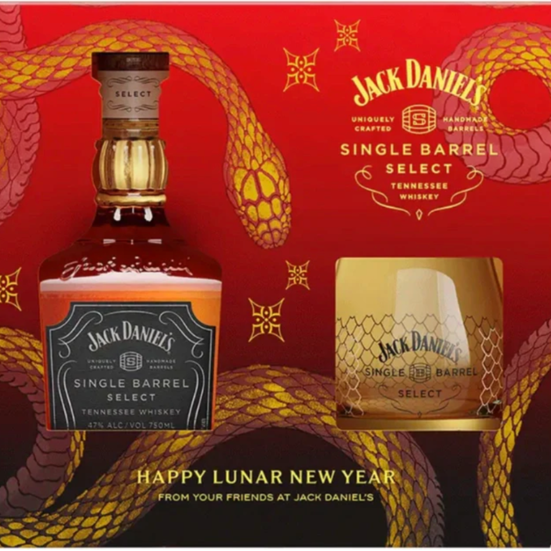 Jack Daniel's Single Barrel Select Lunar New Year 2025 W/ Glass 750mL