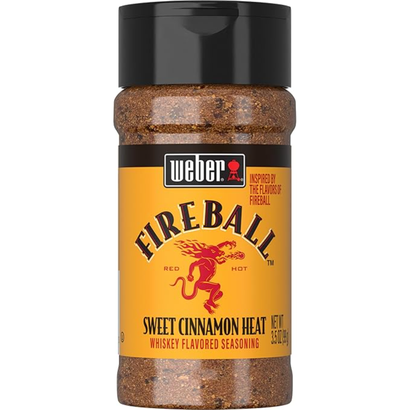 Weber Fireball Whiskey Flavored Seasoning 3.5 Ounce