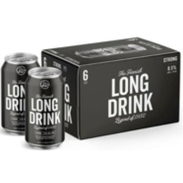 The Long Drink Company Strong Cocktail 6pk